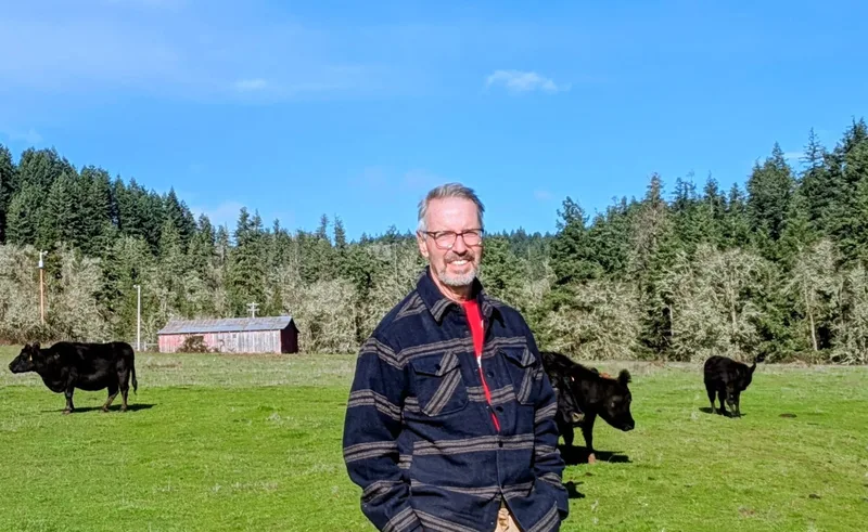 Doug at Spencer Shadow Ranch near Eugene, Oregon